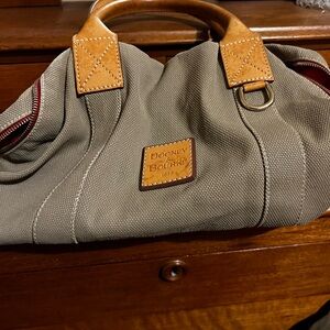 Genuine Dooney Bourke canvas tote